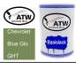 Preview: Chevrolet, Blue Glo, GHT: 500ml Lackdose, von ATW Autoteile West.